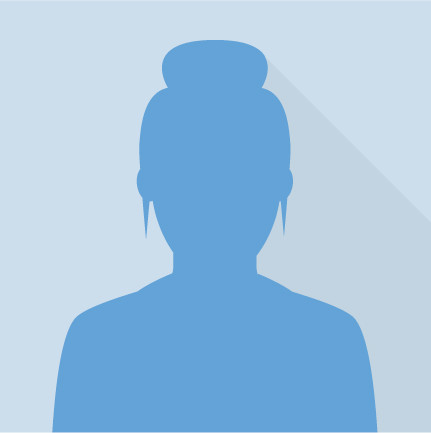 Blank female profile avatar